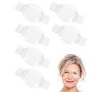 JIPUKE 6Pcs Transparent Eye Patches for Adults After Cataract Surgery, Ventilated Eye Shield After Cataract Surgery Medical Eye Patch for Postoperative Eye Care Protect Eyes from Injury