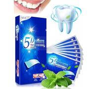 JIPUKE Enamel Safe Non-Sensitive Teeth Whitening Strips, 28 Pcs 14 Pairs Professional Tooth Whitening Kit for Home Use, Effective Teeth Stain Removal Whitener,Easy to use