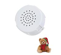 JIPUKE Mini Voice Recorder for Teddy, Compact Sound Recorder Button Box, Recordable Voice Device for Teddy Bears, Plush Toys, and DIY Gifts, White Column Voice Recorder Sound Box (30-Second)