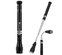 JIPUKE Telescopic Magnetic Pickup Tool, with 3 Bright LED Light Torch Technology Gadgets,telescopic led torch with magnets, Presents for Dad Men Brother Him Husband Who Have Everything Tools