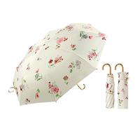 Jiqoe Vintage Windproof Umbrella For Sun Rain 8 Ribs Folding Umbrella Portable Windproof Umbrellas For Women Lady Girl Travel