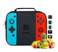 JIRAIKEI Insulated Lunch Box for Boys Girls, Game Lunch Bag for Work Office Travel Picnic Hiking Beach, Waterproof Leakproof Portable Fits Most Lunch Bento Boxes