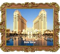 Jiri Hotel Doha Qatar Fridge Magnets Tourism Souvenir Refrigerator Decoration Magnet