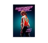 JIRUAHHY Gunpowder Milkshake Movie Poster Bedroom Living Room Wall Art Decoration Poster 16x24inch(40x60cm) Unframe-style