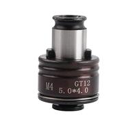 JIS GT12 Tapping Chuck Collet, High Hardness Torsion Type for Tapping Machines, Milling Machines, Quick Safe Replacement, Wide Applications, Optional M3 M4 M5 (TANIQIACAujK-12)