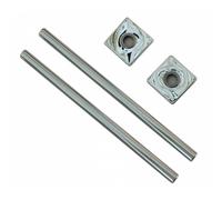 JIS The Sussex Range JIS Square Chrome Pipe Kit - ASQPK Finish: Satin