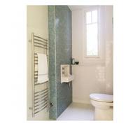 JIS The Sussex Range JIS Sussex Adur Stainless Steel Heated Towel Rail Finish: Polished, Heating Option: Central Heating Only, Towel Rail Width (mm):