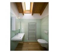 JIS The Sussex Range JIS Sussex Findon Stainless Steel Heated Towel Rail Finish: Satin, Heating Option: Electric Only, Bracket Size: Standard 85mm