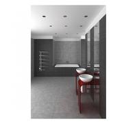 JIS The Sussex Range JIS Sussex Goodwood Stainless Steel Heated Towel Rail Finish: Satin, Heating Option: Square Standard Dual Fuel Kit, Towel Rail He