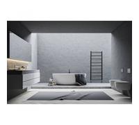 JIS The Sussex Range JIS Sussex Lindfield Black Stainless Steel Heated Towel Rail Heating Option: Electric Only, Bracket Size: Short 60mm