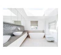 JIS The Sussex Range JIS Sussex Newick Stainless Steel Heated Towel Rail Finish: Polished, Heating Option: Central Heating Only, Towel Rail Width (mm)