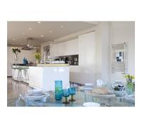 JIS The Sussex Range JIS Sussex Steyning Stainless Steel Heated Towel Rail Finish: Polished, Heating Option: Cylindrical Adjustable Dual Fuel Kit, Tow