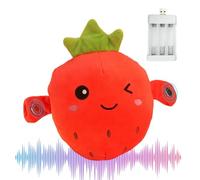 Jisadelio Musical Plush Toy,Touch-Sensitive Playful Decoration | Singing Stuffed Fruit for Kids - for Boys Girls Preschoolers Girlfriend Living Room Bedroom Party Travel