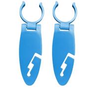 Jisadelio Paddle Board Fasten Clip, 2 Pack Expandable Paddle Board Fin Clamps, Waterproof ABS snapclip Water Sports Paddleboard Accessories, Fasten Clips For Men Women Youth Athlete Boys Teens