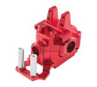 JISADER 1/14 RC Car Gearbox Spare Parts Aluminum Sturdy Upgrade Kit Front Gearbox Cover for 14211 14303 14209 RC Truck Accessories, Red