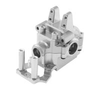 JISADER 1/14 RC Car Gearbox Spare Parts Aluminum Sturdy Upgrade Kit Front Gearbox Cover for 14211 14303 14209 RC Truck Accessories, Silver