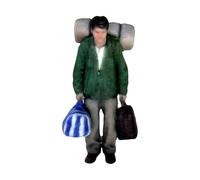 JISADER 1/64 Scale Diorama Figure, Street Scene, People, Model, Miniature Figure, Man Design, Resin for DIY Projects, Style A