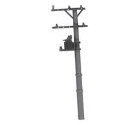 JISADER 1/64 Scale Model of A Telephone Pole, A And Realistic Telegraph Pole Model, for Use on A Tabletop Or in, Gray