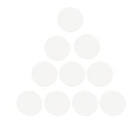 JISADER 10pcs Flat Clear Round Flat Watch Part 28mm-, 28mm