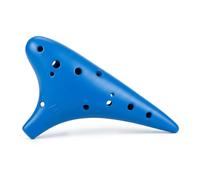 JISADER 12 Hole Alto Ocarina Resin Instrument for Beginners, Hole for Learners, Ergonomic Design Ocarina, Gift, Education Wind Instrument, Blue