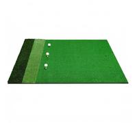 JISADER 120x150cm Driving Range Mat, Portable Swing Mat with 8mm Short Turf, Foam Backing Tee for Indoor & Outdoor
