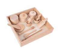 JISADER 14Pcs Sensory Bin Tools Transfer Work Fine Motor Learning with Wooden Box