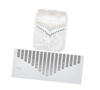 JISADER 17 Key Thumb Piano with Cleaning Cloth And Stickers for Beginners, C