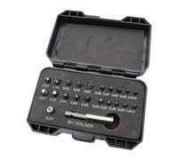 JISADER 22-Piece Screw Extractor Set, Bolt Extractor, Heavy-Duty Stripped Head Screws, Nuts and Bolts, Stripped Extraction Kit, Black