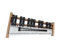 JISADER 27 Notes Glockenspiel Percussion Instrument Xylophone 27 Key with 2 Mallets for Home