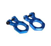 JISADER 2Pcs RC Car Tow Hook Tow Shackle Lock Catch for 1/10 Scale Crawler Truck Aluminum Alloy Cars Model Accessory Replecement, dark blue