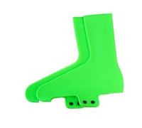 JISADER 2X Cycling Shoe Covers, Easy to Put on, Windproof, Waterproof, for Cycling Shoes, Green S