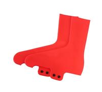 JISADER 2X Cycling Shoe Covers, Easy to Put on, Windproof, Waterproof, for Cycling Shoes, Red S