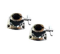 JISADER 2x Drum Holder Base Plate Sturdy for Percussion Musical Instrument Parts