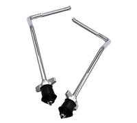 JISADER 2x Floor Tom Legs,Drum Accessories Support Rack, Drum Stand Tom Drum Set Floor Tom Brackets for Snare Bass Drum Percussion Instrument Parts