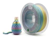 JISADER 3D Printer Filament and PLA Refill for Additive Manufacturing Enthusiasts, Rainbow Bundle for Creative Projects, High Precision Spools for Hobbyists