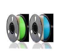 JISADER 3D Printer Filament with Premium PLA for Night Glow Prints, Additive Manufacturing Materials, PLA 3D Printer Filament for Hobbyists, Glow in the Dark Blue