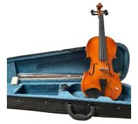 JISADER 4/4 Full Size Acoustic Violin Outfit, Beginner Violin with Case, Glossy Finish Student Violin for Teens, Solid Wood Fiddle for Music Lessons