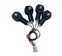 JISADER 4Pcs RC Drone Motor Parts, RC Quadrotor Spare Parts for E88Pro RC Drone, DIY Accs