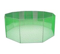 JISADER 5m Folding Fence Panel 10 Pack, Fence Panel for Netting Enclosure, Portable Livestock Enclosure 60cm 50cm Long, Verdant