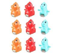 JISADER 9 Pieces Animal Track Toys Circuit Toy Replacement Accessories PVC Model for Preschool Children Activity Bathtub Gift Decoration, 9pcs dinosaur