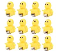 JISADER 9 Pieces Animal Track Toys Circuit Toy Replacement Accessories PVC Model for Preschool Children Activity Bathtub Gift Decoration, 12pcs duck