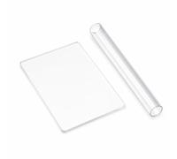 JISADER Acrylic Clay Roller and Pressing Board for and Crafting Tools