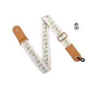 JISADER Adjustable Strap for Ukulele, Lightweight Shoulder Support for Baritone and Soprano, Beige