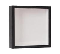 JISADER Adventure Archive Display Box, Memorabilia Display, Tabletop And Wall Mount with Slot on Top for, 20cmx20cmx4.5cm