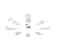 JISADER Air Vent Deflector Conditioner Vent Deflector Vent Deflector Air Direction Control Redirector Adjustable Hook Pp Aluminum, Clear 8 Blades