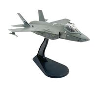 JISADER Aircraft Model Airplane Model 1:72 Body F35A with Display Base Diecast Fighter Models for Birthday Gift Adults