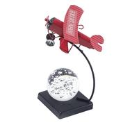 JISADER Airplane Model Decorative Versatile Birthday Gifts Desktop Ornament Plane Figurine for Shelf Bedroom Living Room Cafe Office, Red