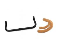 JISADER Aluminum Alloy Road Bike Handlebar Bullhorn Race Handlebar with Anti Slip And Shock Absorbing EVA for Highway Bike