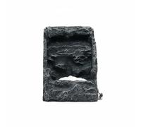 JISADER Aquarium Landscape Waterfall Ornament Rockery Sandfall Decoration Resin Construction Dynamic Circulation Naturalistic Design Suitable for Fish Tanks Home Decoration