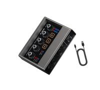 JISADER Audio Mixer Voice Changer Sound Card 48V Noise Reduction Professional Sound Card USB Sound Card for Home KTV Singing Music